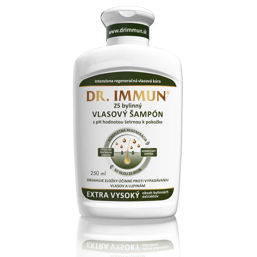 DR. IMMUN Vlasový šampón z 25 bylín 