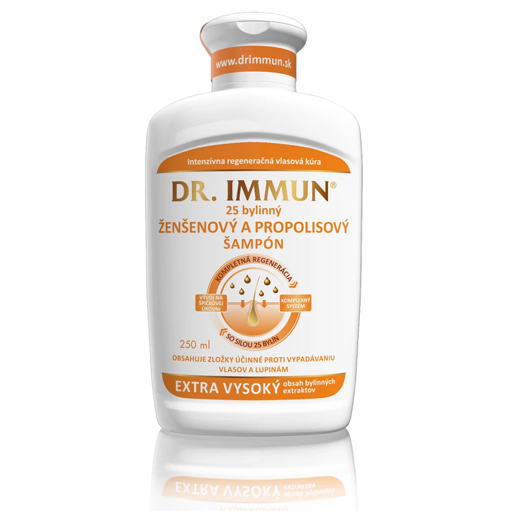 DR. IMMUN Vlasový šampón Ginzeng-Propolis 